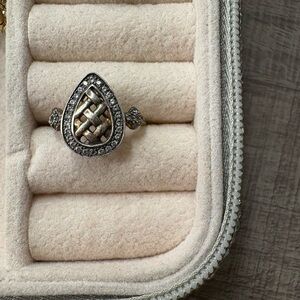 Gold filled almond shaped ring size 5